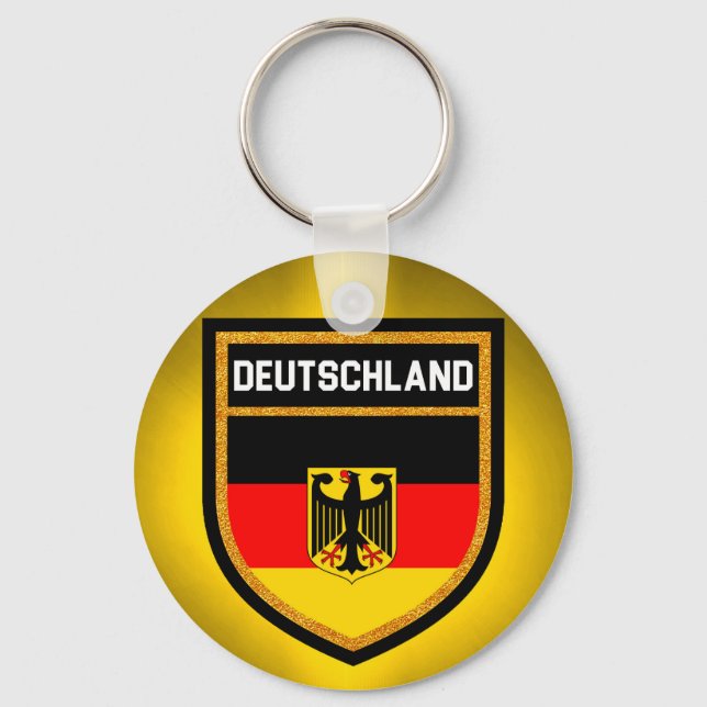 Deutschland  Flag Keychain (Front)