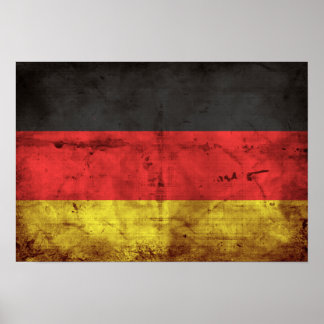 Deutschland Flagge Poster