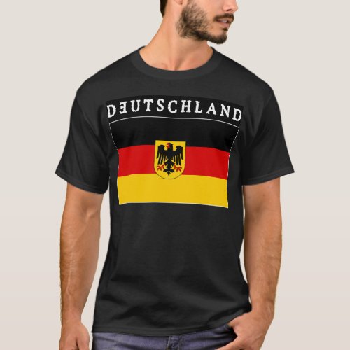Deutschland Flagge T_Shirt