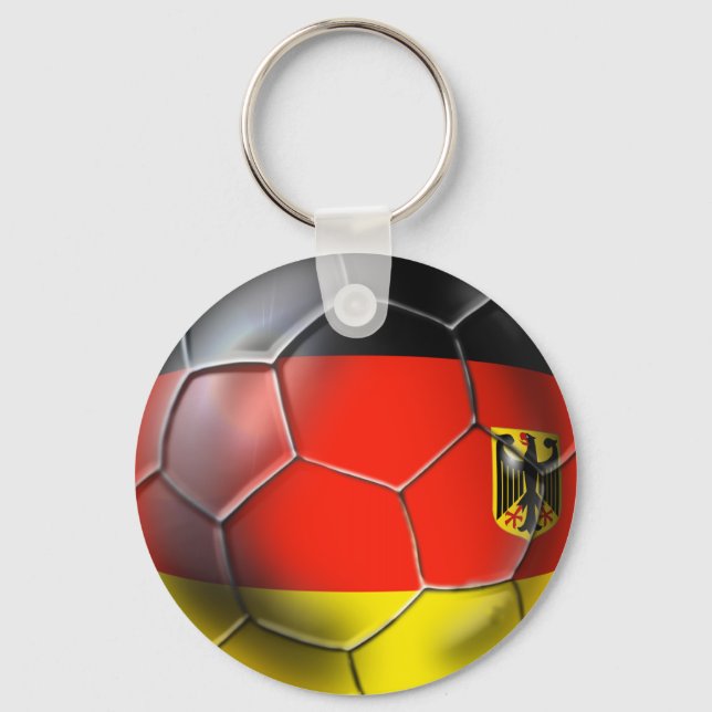 Deutschland Fußball 2010 soccer ball gifts Keychain (Front)