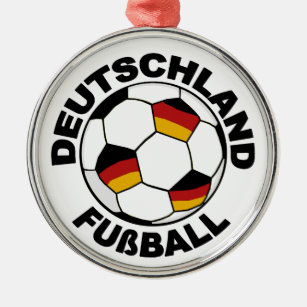 Deutschland  Fußball design Pendant Ornament