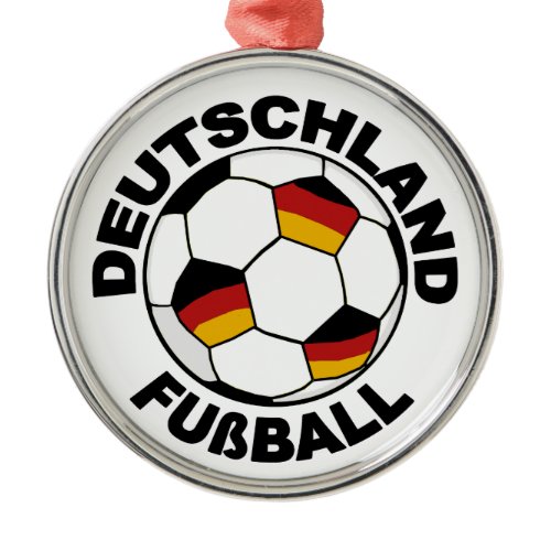 Deutschland  Fußball design Pendant Ornament