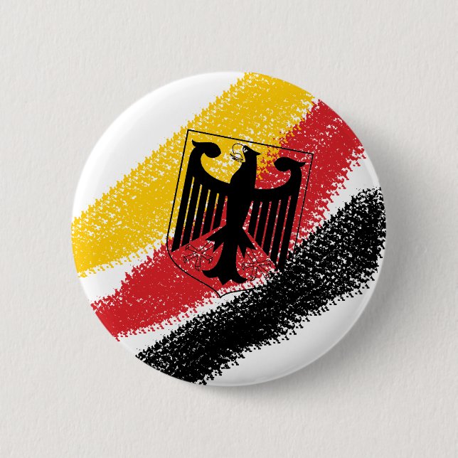 Deutschland Fussball Soccer Eagle Button (Front)
