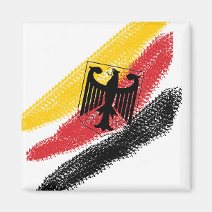 Deutschland Fussball Soccer Eagle Magnet