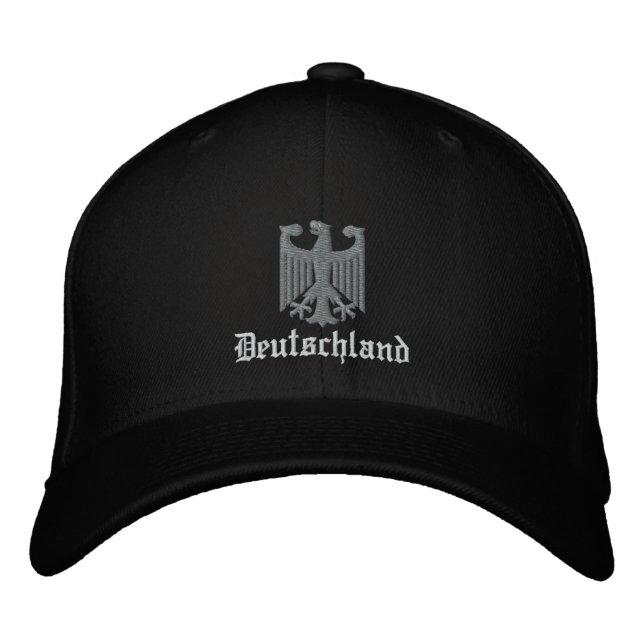 Deutschland "German Coat of Arms" Embroidered Baseball Hat (Front)