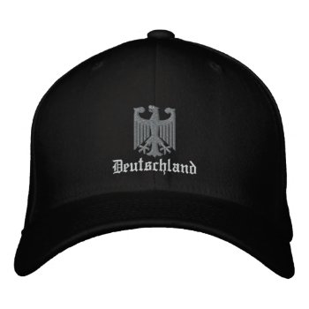 Deutschland "german Coat Of Arms" Embroidered Embroidered Baseball Hat by Oktoberfest_TShirts at Zazzle