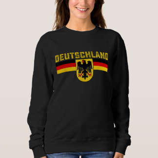 Deutschland Germany Flag Eagle German National Men Sweatshirt