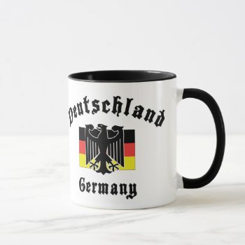 Deutschland Germany Flag Mug by Oktoberfest_TShirts at Zazzle