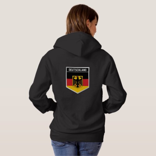 DeutschlandGermany Flag Shield Hoodie