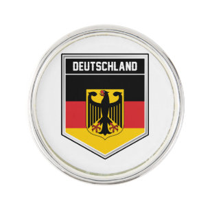 Deutschland/Germany Flag Shield Lapel Pin
