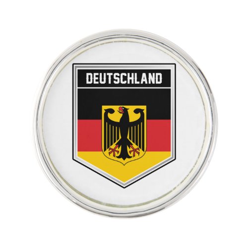DeutschlandGermany Flag Shield Lapel Pin