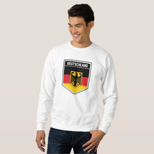 DeutschlandGermany Flag Shield Sweatshirt