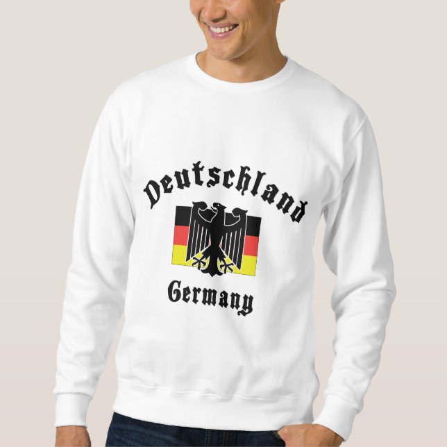 Deutschland Germany Flag Sweatshirt (Front)