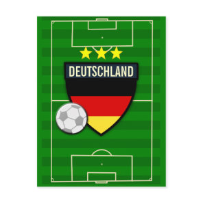 Deutschland Germany Soccer Postcard