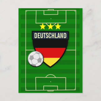 Deutschland Germany Soccer Postcard