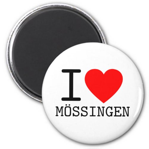 Deutschland I love Mssingen Baden_Wrttemberg Magnet