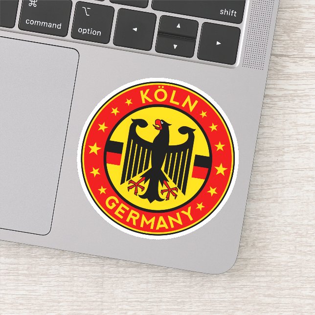 Deutschland, Köln, Cologne Sticker (Detail)