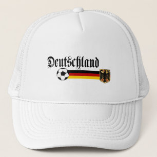 Deutschland large fussball logo trucker hat