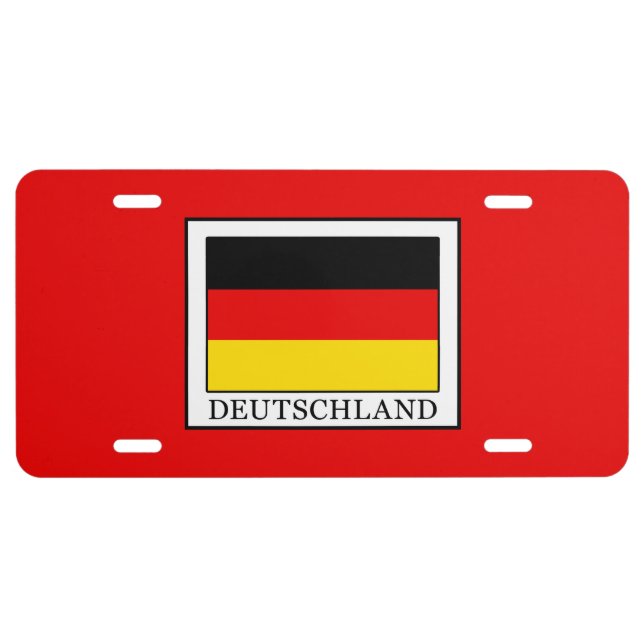Deutschland License Plate (Front)