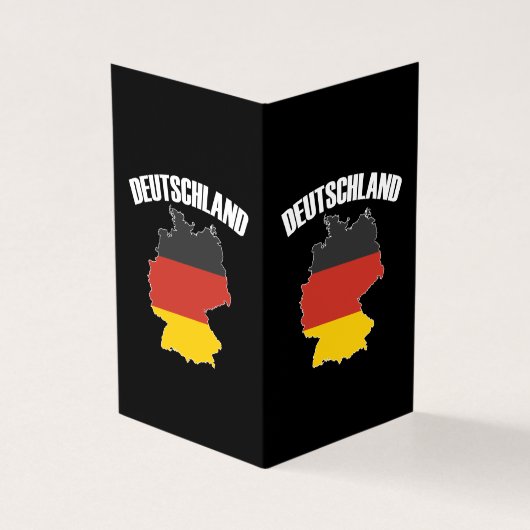 Deutschland Map - German Flag - Germany Travel (Outside)