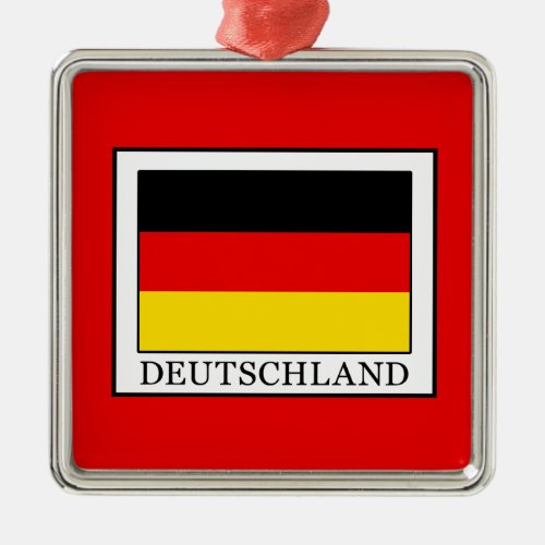 Deutschland Metal Ornament
