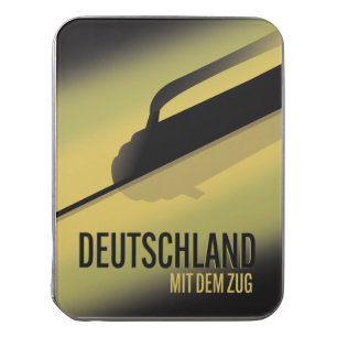 Deutschland mit dem zug postcard jigsaw puzzle