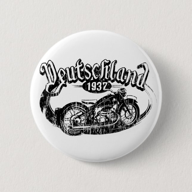 Deutschland Motowear Pinback Button (Front)