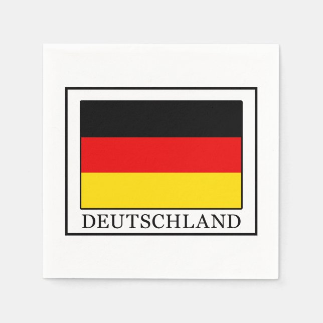 Deutschland Napkins (Front)