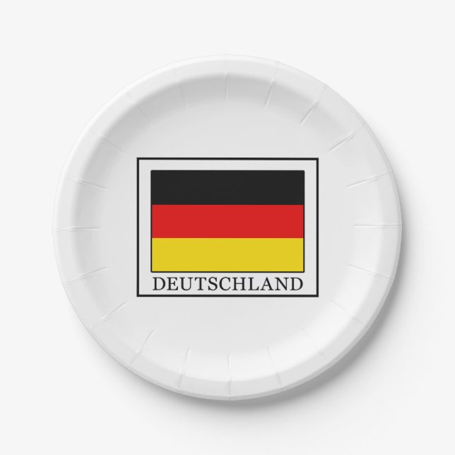 Deutschland Paper Plates (Front)