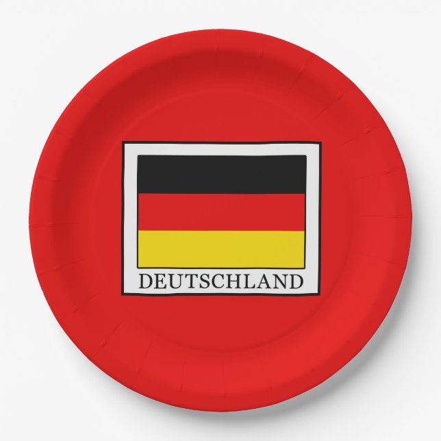Deutschland Paper Plates (Front)