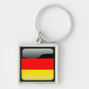 Deutschland polished keychain