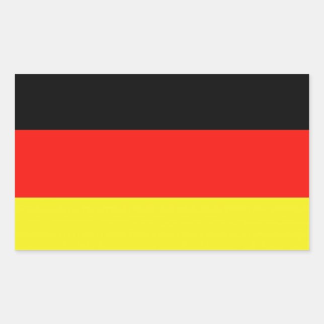 Deutschland Rectangular Sticker (Front)