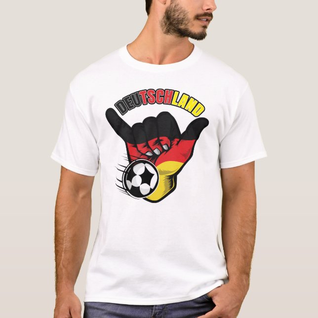 Deutschland Soccer  T-Shirt (Front)