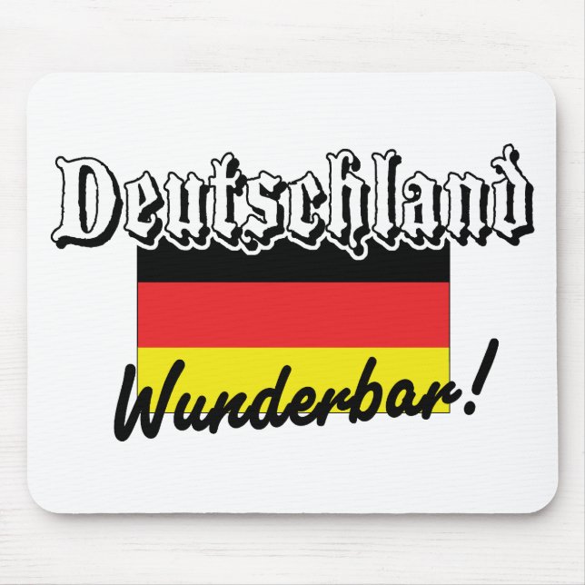 Deutschland Wunderbar Mouse Pad (Front)