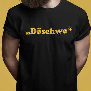 Deux Chevaux 2CV Döschwo Typography T-Shirt