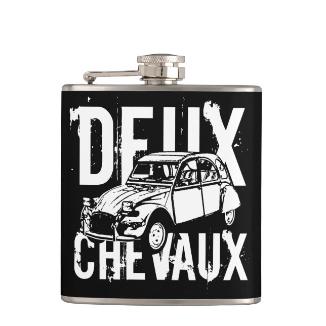 Deux Chevaux Flask (Front)