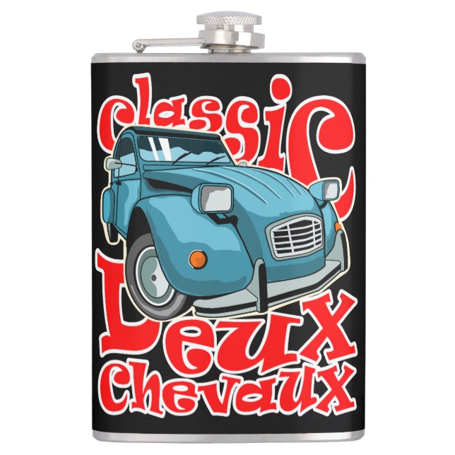 Deux Chevaux Flask (Front)