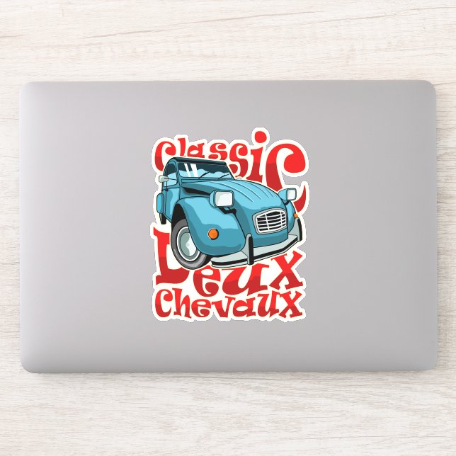 Deux Chevaux Sticker (Computer)