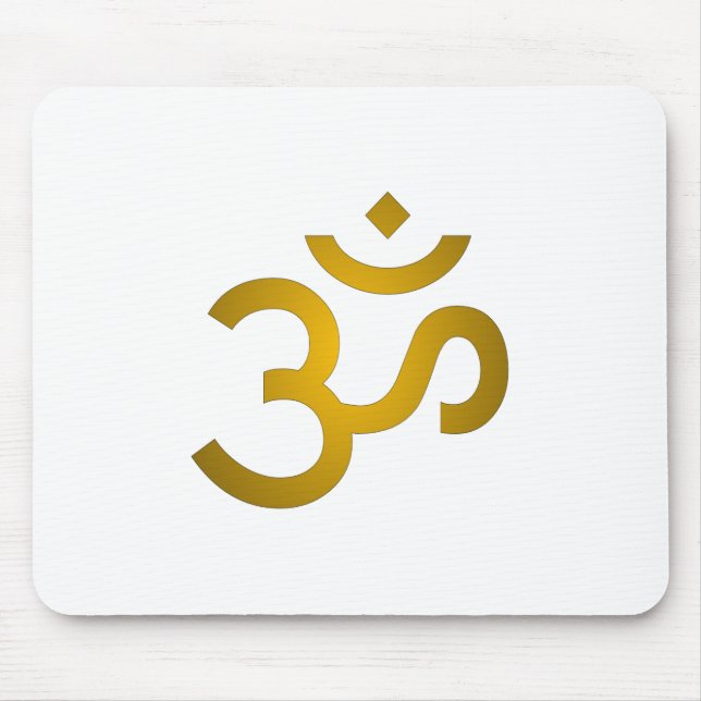 Devanagari Om Mouse Pad (Front)