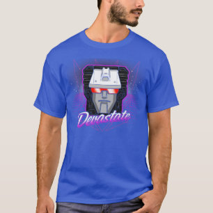 Devastate 80s Villain Robot G1 toon Meme T-Shirt