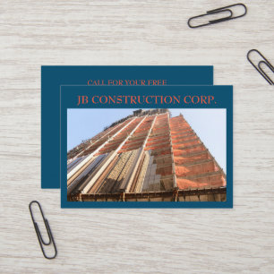 Developer Architect Remodel Building Construction Business Card