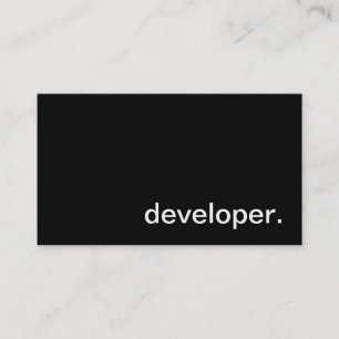 Developer Business Card