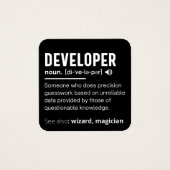 Developer Dictionary Definition Funny developers (Front)