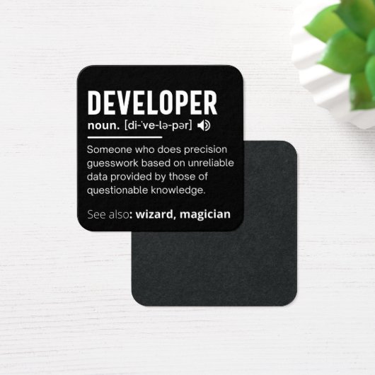 Developer Dictionary Definition Funny developers (Desk)