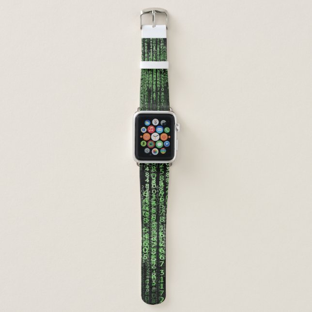 Developer Digital Pattern Apple Watch Band (Front)
