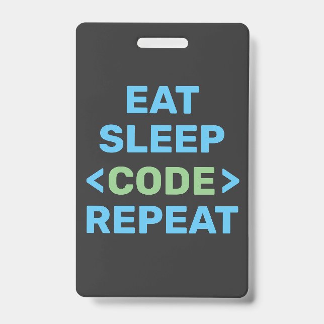 DEVELOPER |PROGRAMMER | CODING  BADGE (Front)