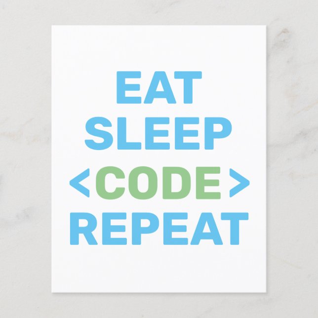 DEVELOPER |PROGRAMMER | CODING  FLYER (Front)