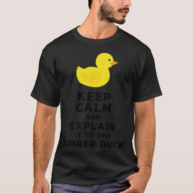 Developer Rubber Duckie cool a woman cannot  T-Shirt (Front)