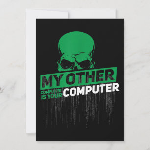 Developer Sysadmin Engineer Hacker Nerd Admin Code Holiday Card