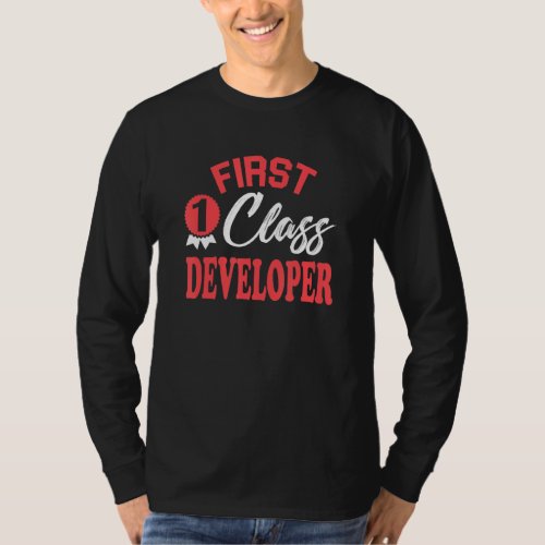 Developer Work Job Husband Wife Saying Everyday Fu T_Shirt